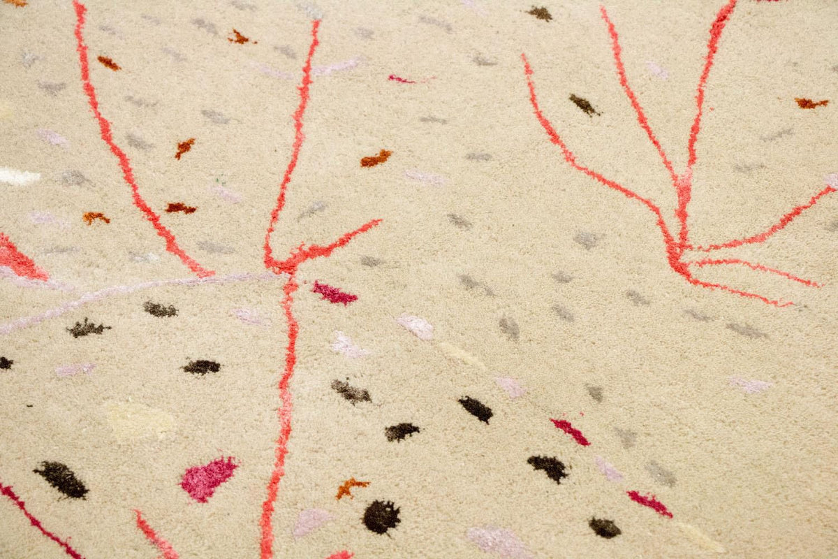 Designermatta - 244 x 155 cm - beige