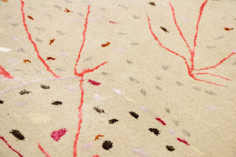 Designermatta - 244 x 155 cm - beige