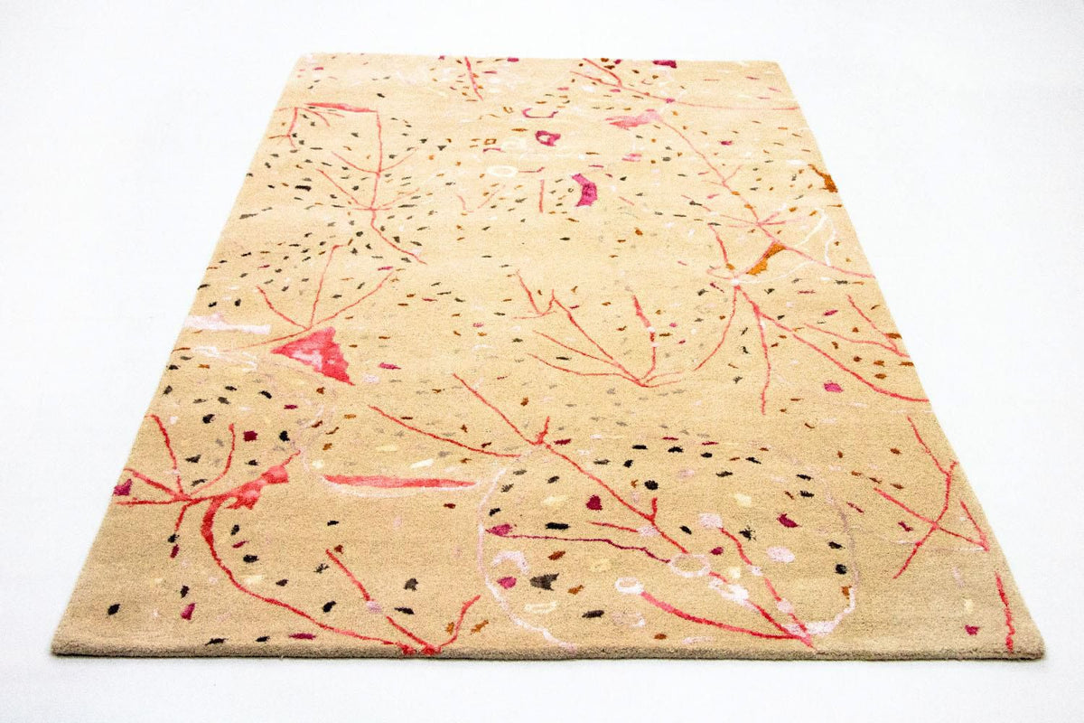 Designermatta - 244 x 155 cm - beige
