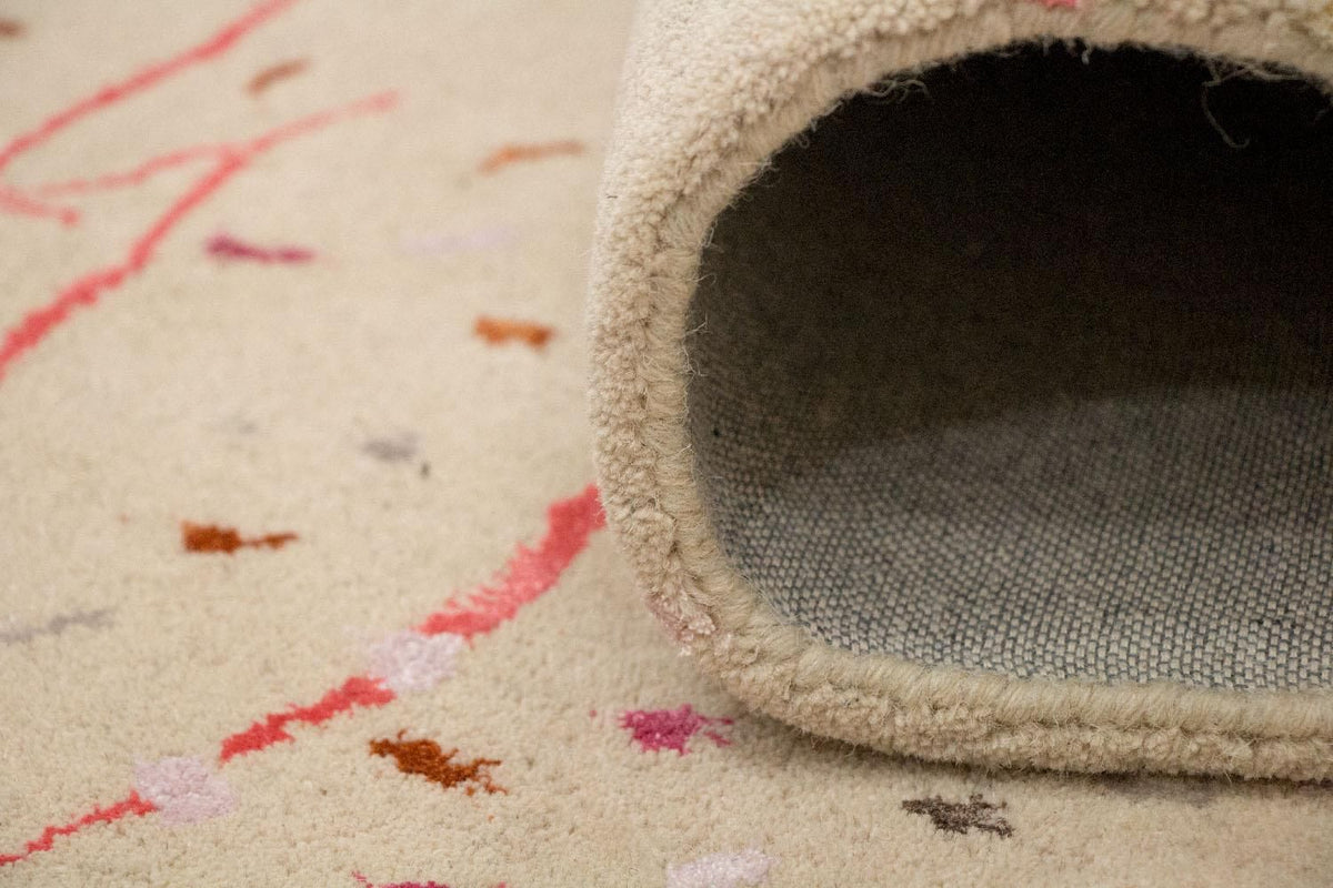 Designermatta - 244 x 155 cm - beige