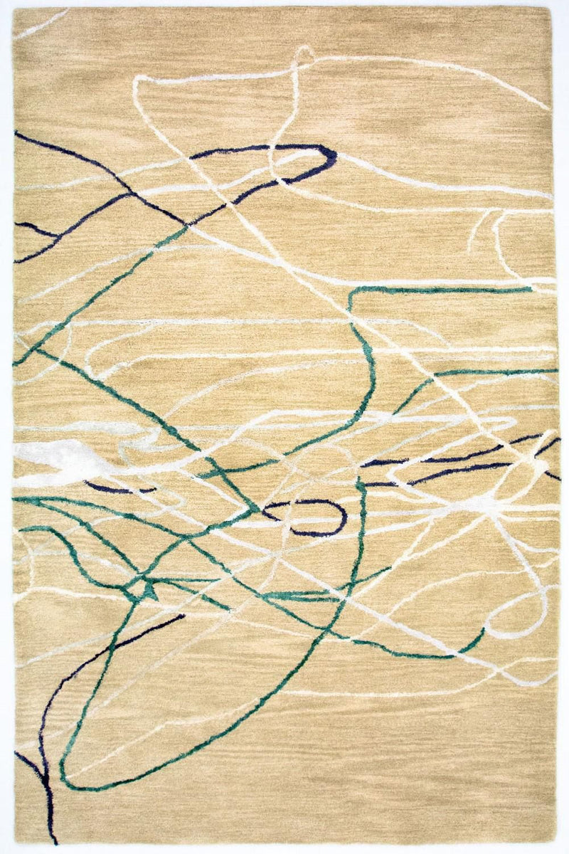 Designermatta - 242 x 153 cm - beige