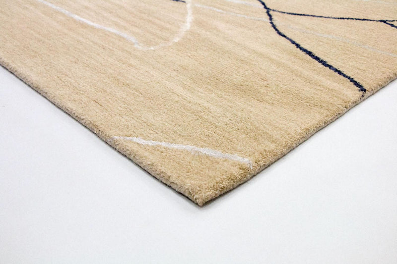 Designermatta - 242 x 153 cm - beige