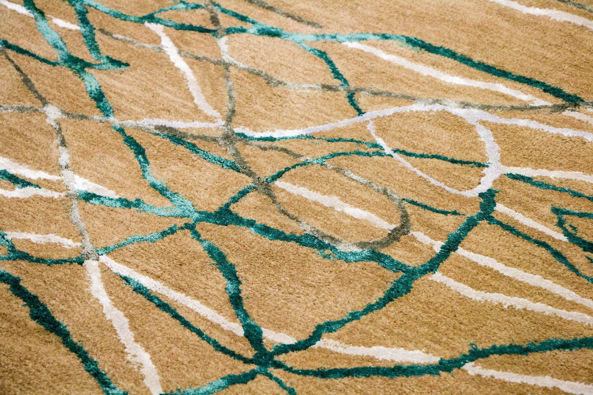 Designermatta - 245 x 156 cm - beige