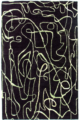 Designermatta - 243 x 152 cm - blå