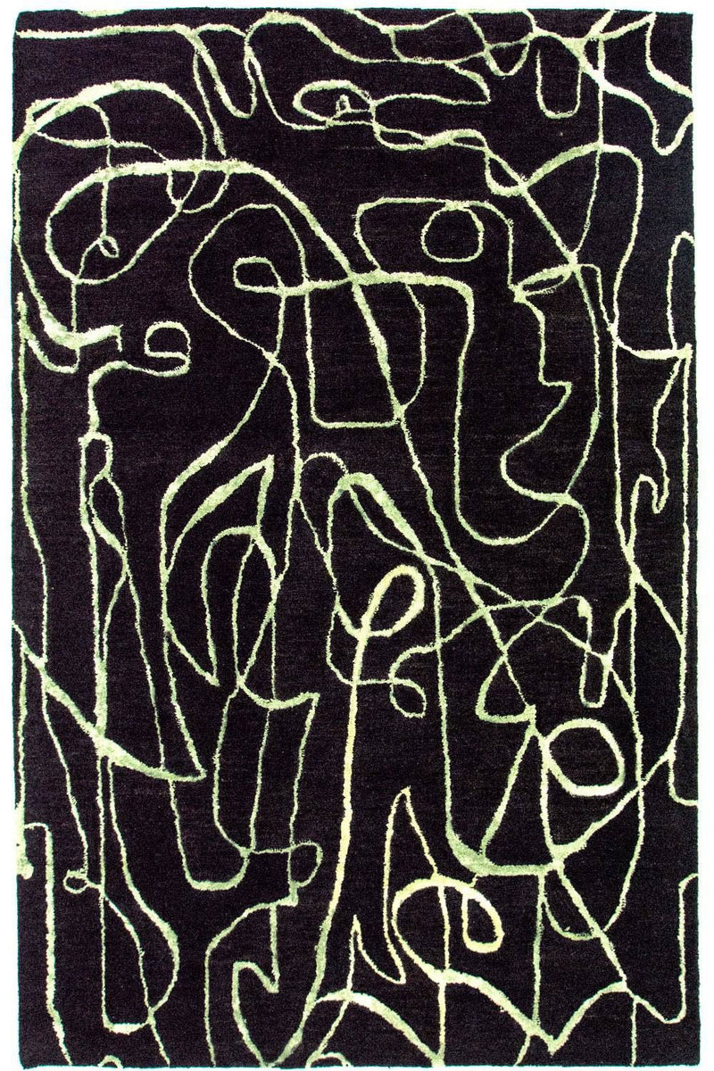 Designermatta - 243 x 152 cm - blå