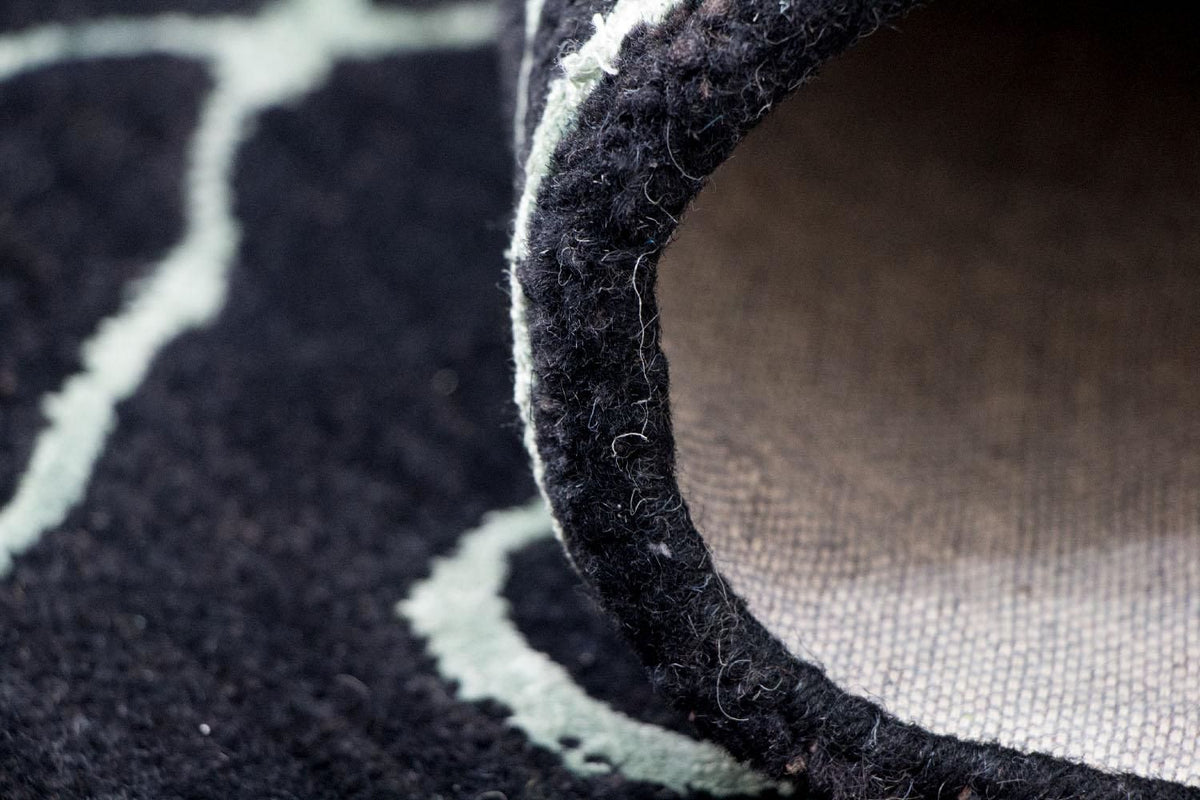 Designermatta - 243 x 152 cm - blå