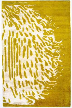 Designermatta - 244 x 153 cm - ljusgrön