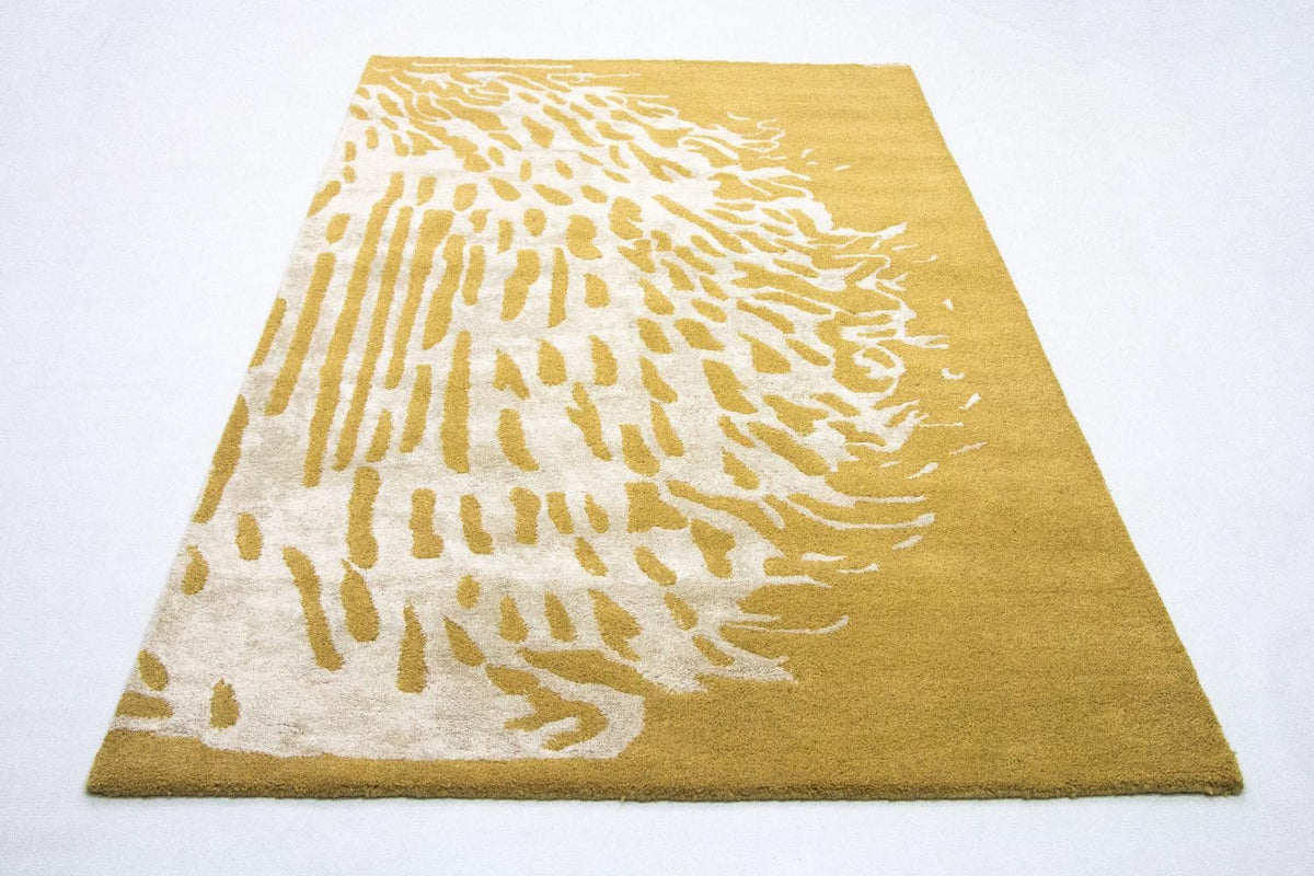 Designermatta - 244 x 153 cm - ljusgrön