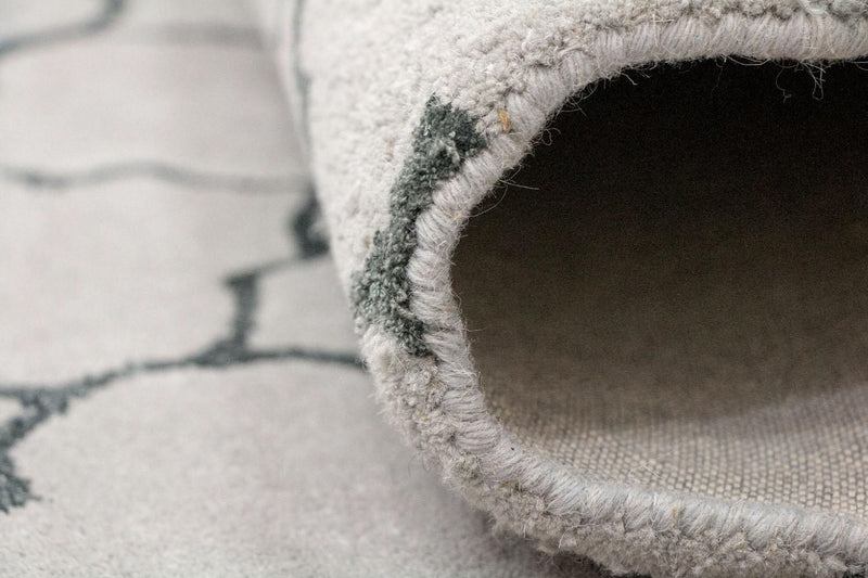 Ullmatta - 232 x 164 cm - silver