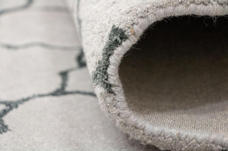 Ullmatta - 232 x 164 cm - silver