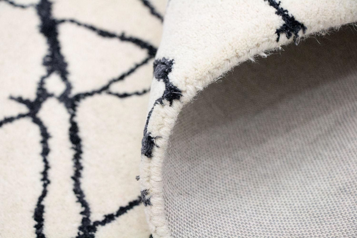 Designermatta - 181 x 121 cm - beige