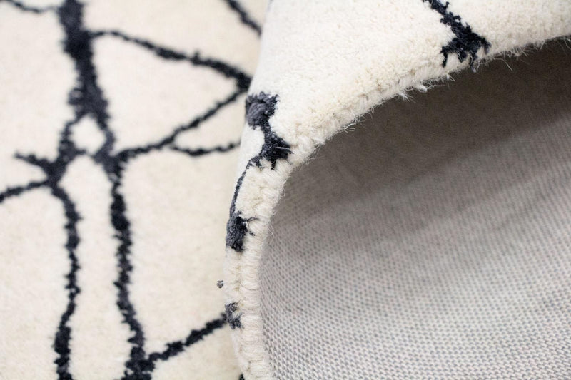 Designermatta - 181 x 121 cm - beige