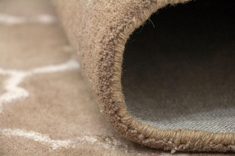 Designermatta - 230 x 162 cm - beige