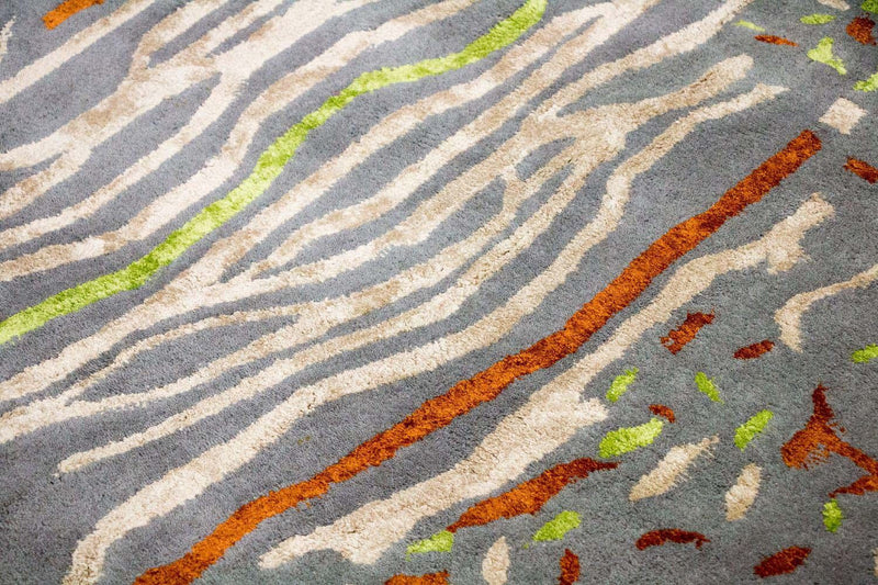 Designermatta - 243 x 152 cm - silver