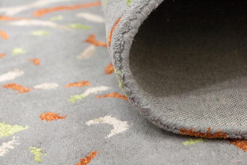 Designermatta - 243 x 152 cm - silver