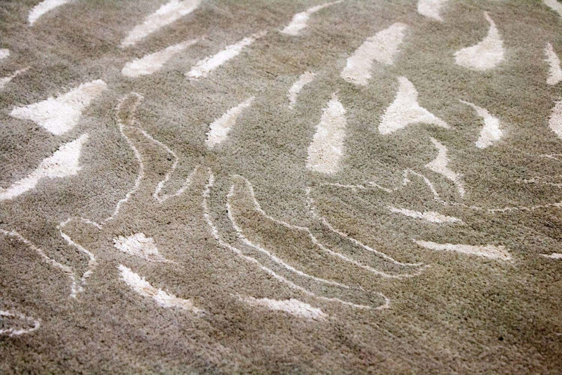 Designermatta - 242 x 153 cm - brun