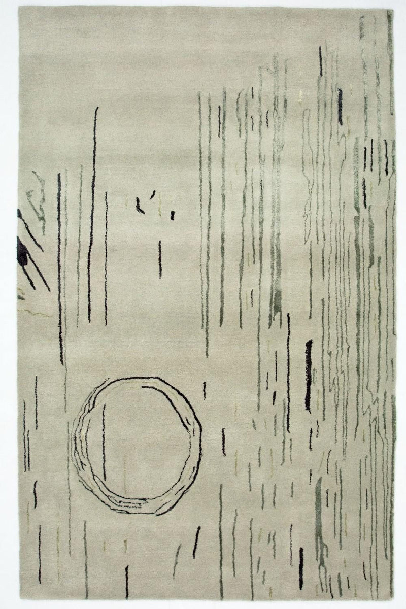 Designermatta - 245 x 153 cm - silver