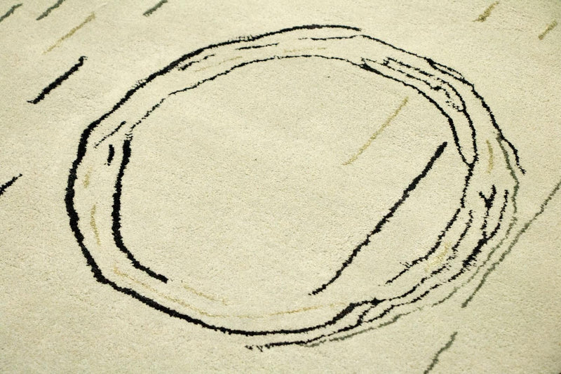 Designermatta - 245 x 153 cm - silver