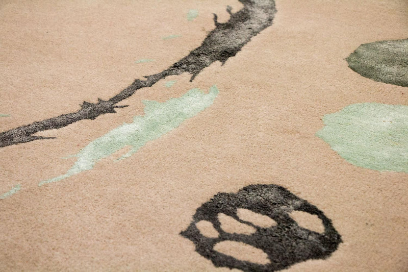 Designermatta - 179 x 121 cm - beige