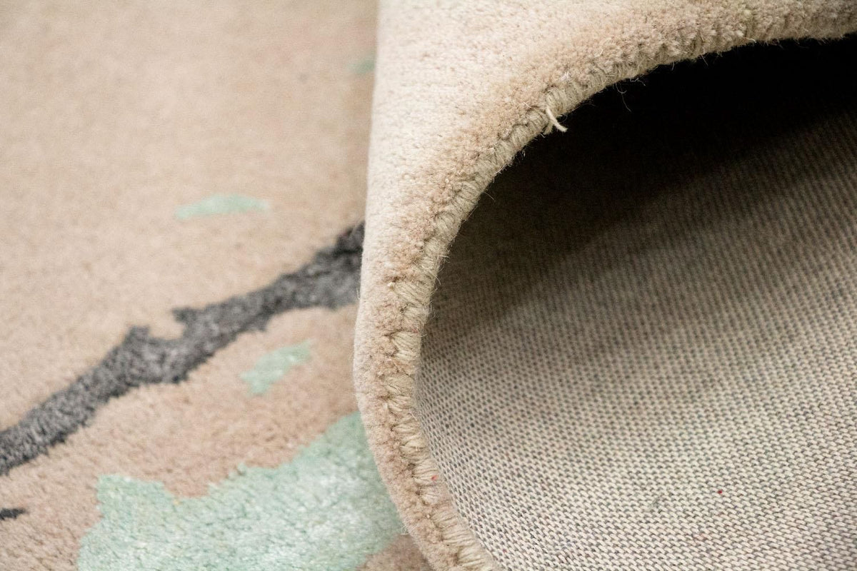 Designermatta - 179 x 121 cm - beige