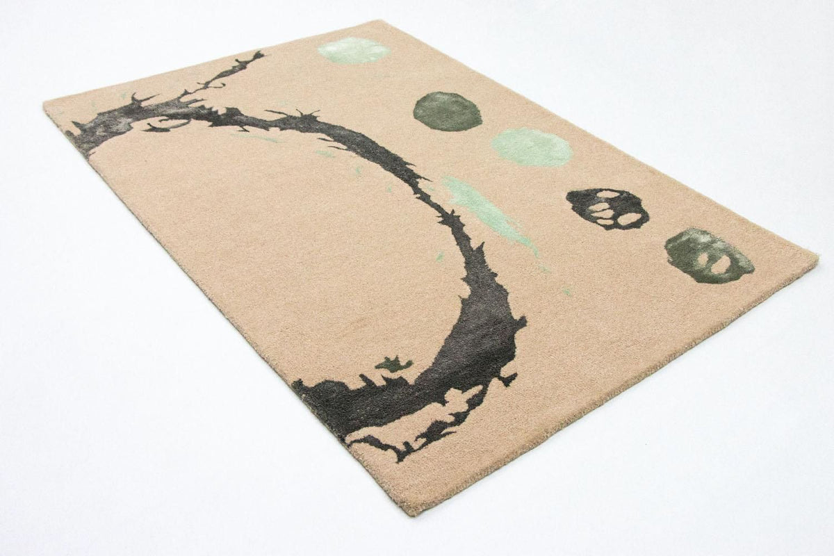 Designermatta - 179 x 121 cm - beige