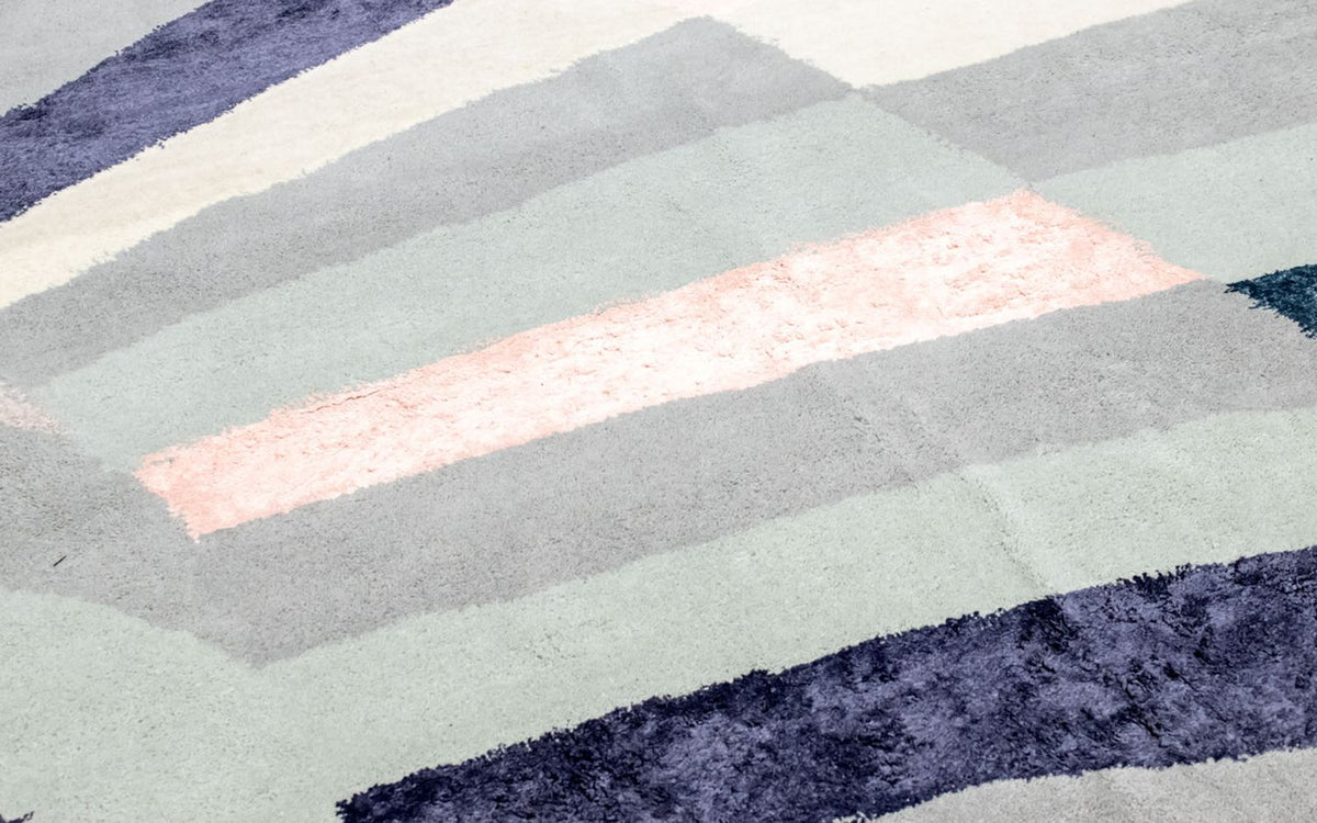 Designermatta - 299 x 240 cm - färgad