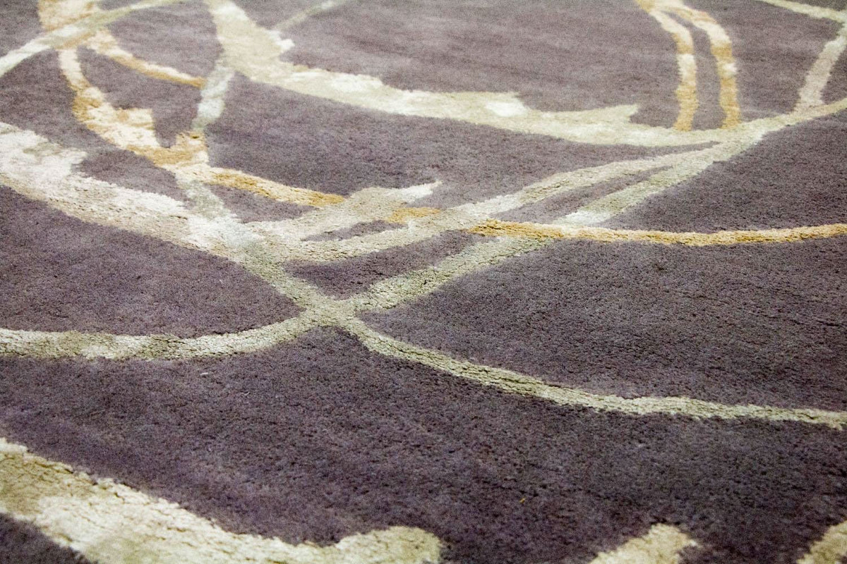 Designermatta - 245 x 155 cm - lila