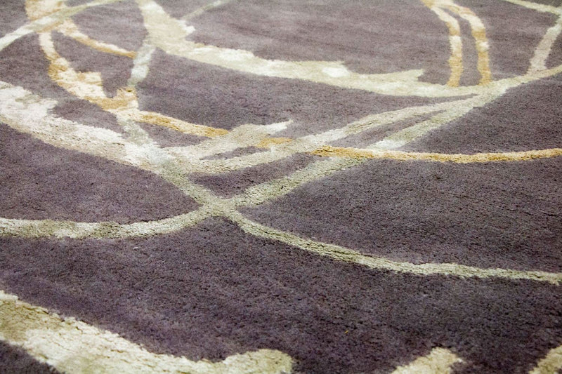 Designermatta - 245 x 155 cm - lila