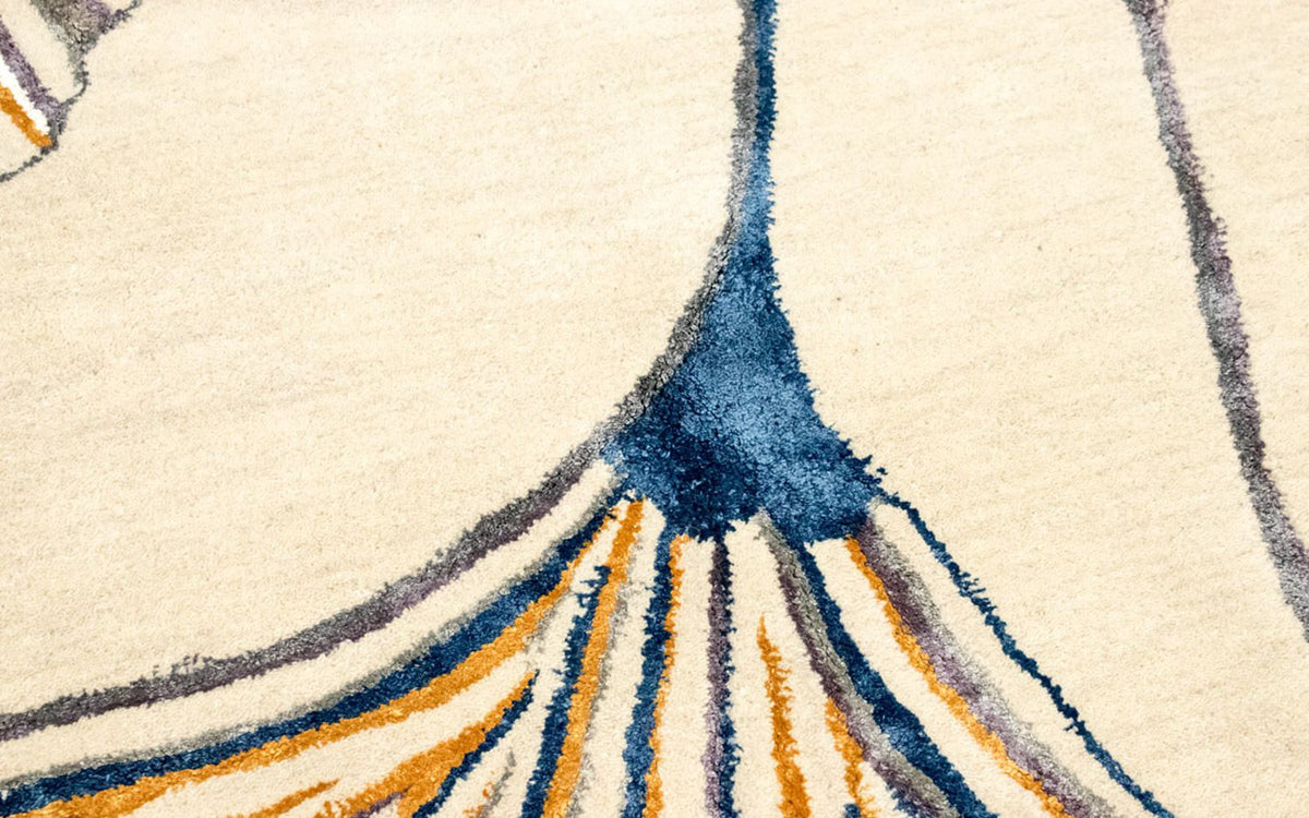 Designermatta - 243 x 152 cm - beige