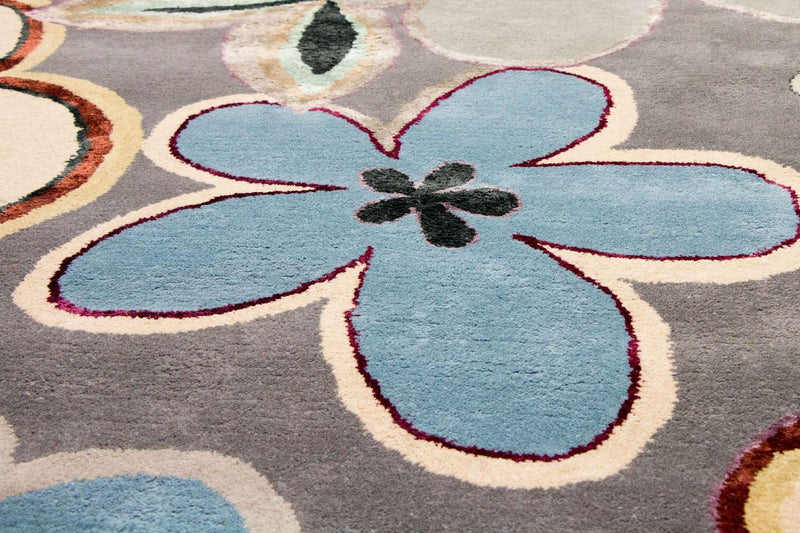 Designermatta - 237 x 150 cm - flerfärgad