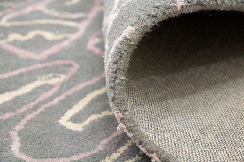 Designermatta - 244 x 152 cm - flerfärgad