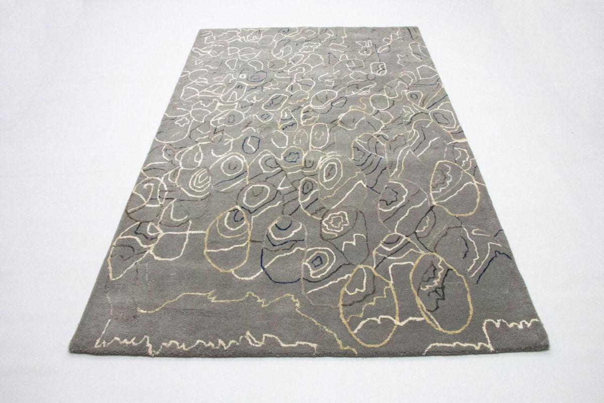Designermatta - 243 x 155 cm - silver
