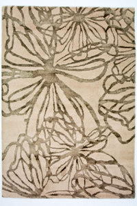 Designermatta - 196 x 135 cm - beige