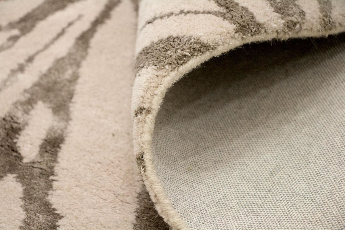 Designermatta - 196 x 135 cm - beige