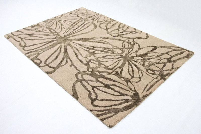 Designermatta - 196 x 135 cm - beige