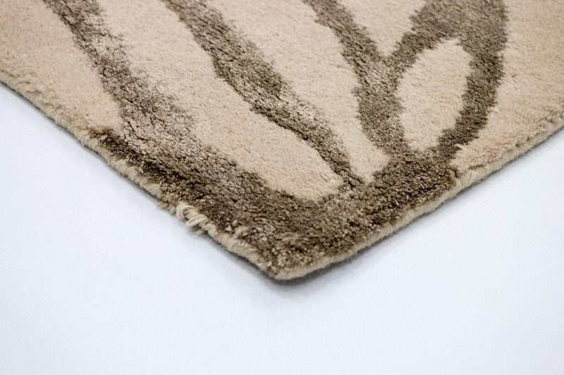 Designermatta - 196 x 135 cm - beige