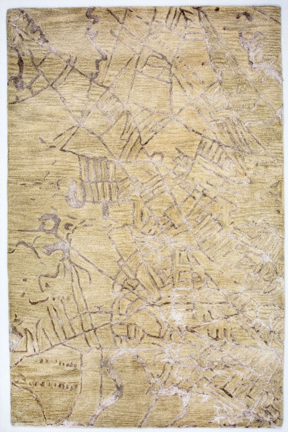 Designermatta - 243 x 152 cm - flerfärgad