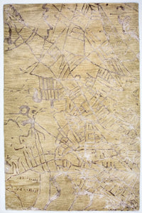 Designermatta - 243 x 152 cm - flerfärgad