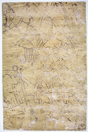 Designermatta - 243 x 152 cm - flerfärgad