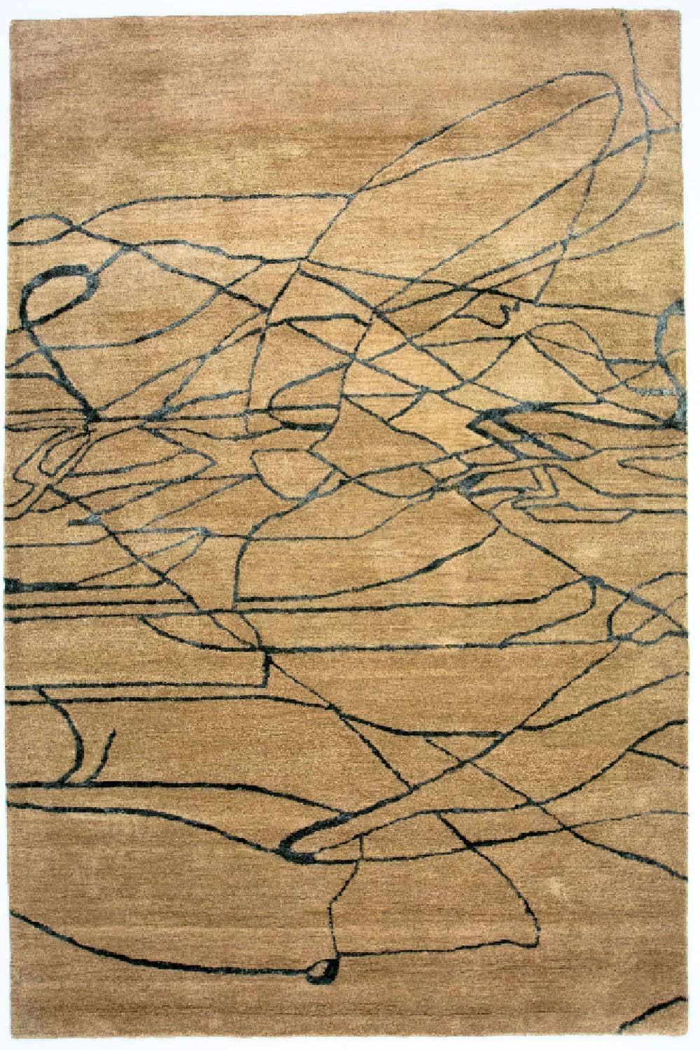 Designermatta - 243 x 152 cm - beige