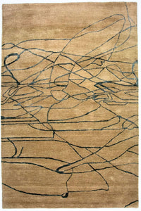 Designermatta - 243 x 152 cm - beige