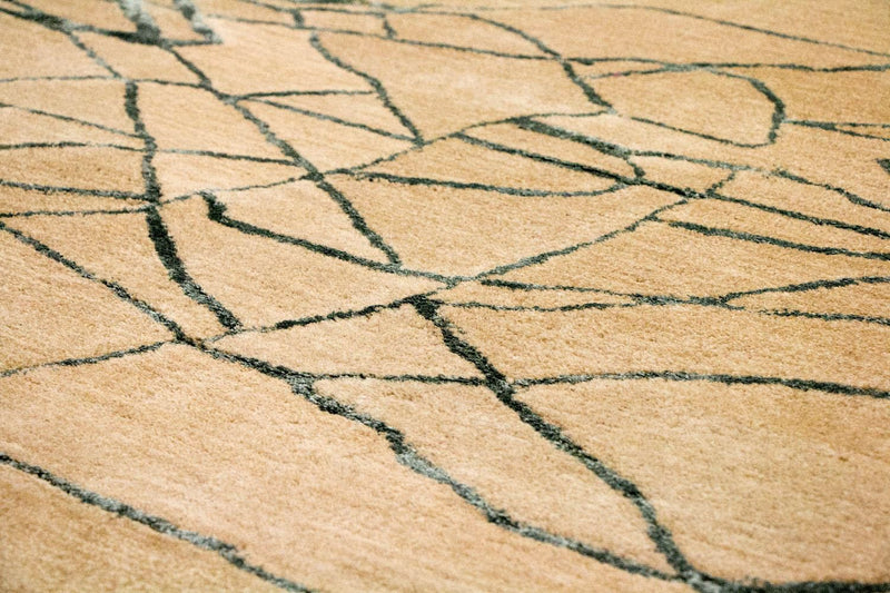 Designermatta - 243 x 152 cm - beige