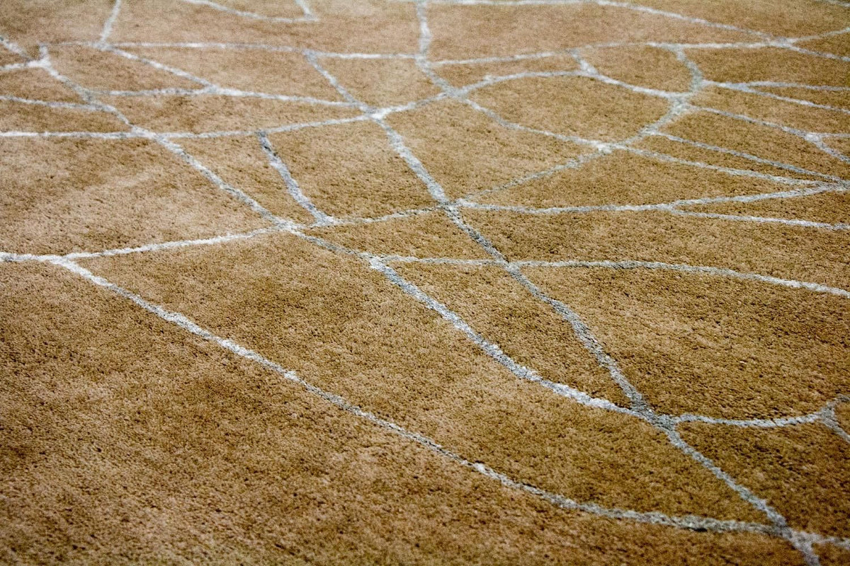 Designermatta - 243 x 150 cm - brun