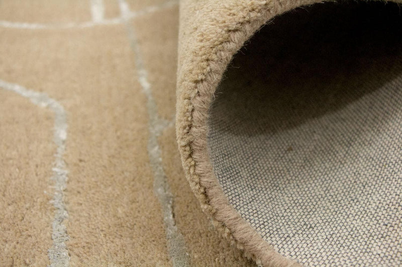 Designermatta - 243 x 150 cm - brun