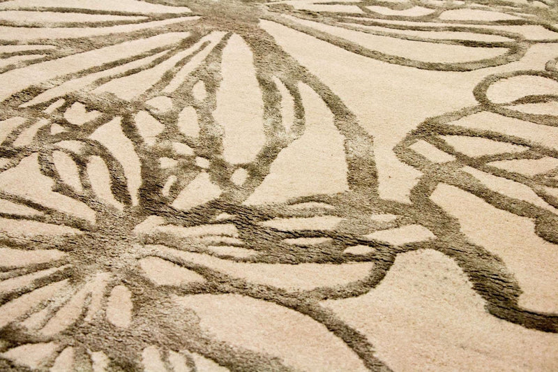 Designermatta - 193 x 134 cm - beige