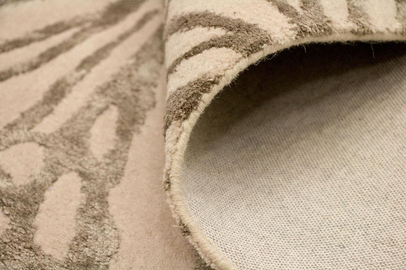 Designermatta - 193 x 134 cm - beige