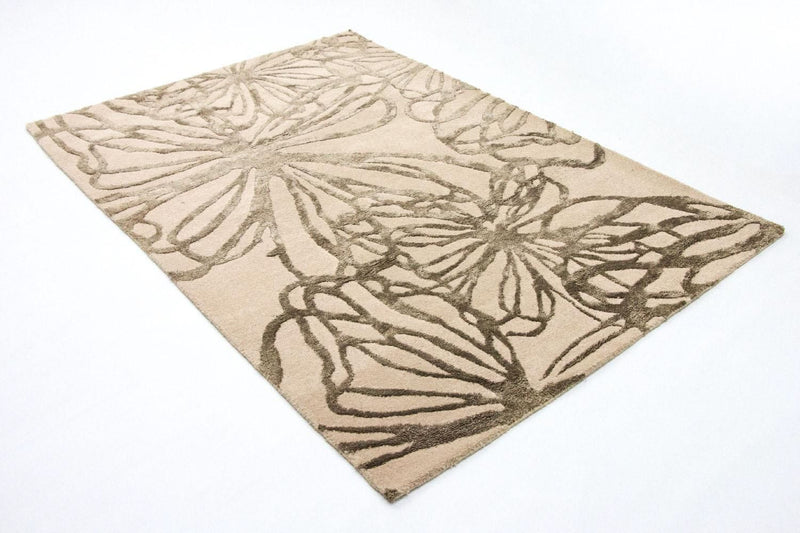 Designermatta - 193 x 134 cm - beige