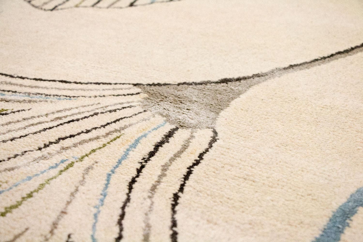 Designermatta - 243 x 151 cm - beige