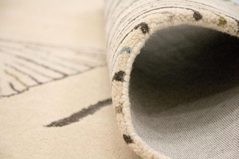 Designermatta - 243 x 151 cm - beige