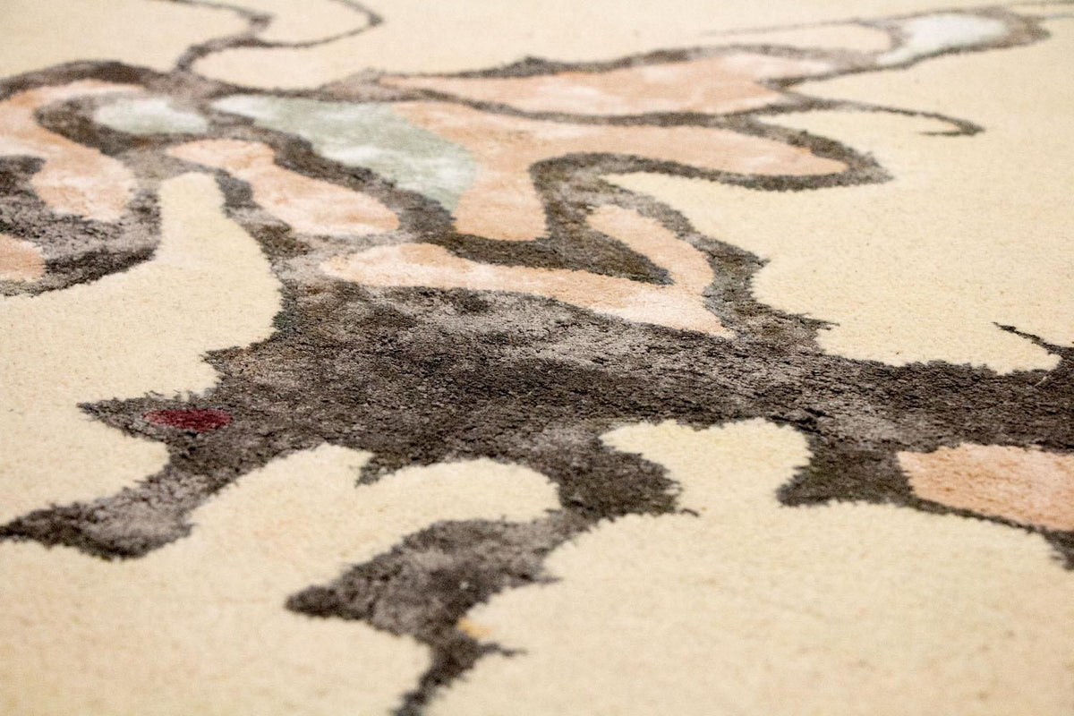 Designermatta - 240 x 149 cm - beige